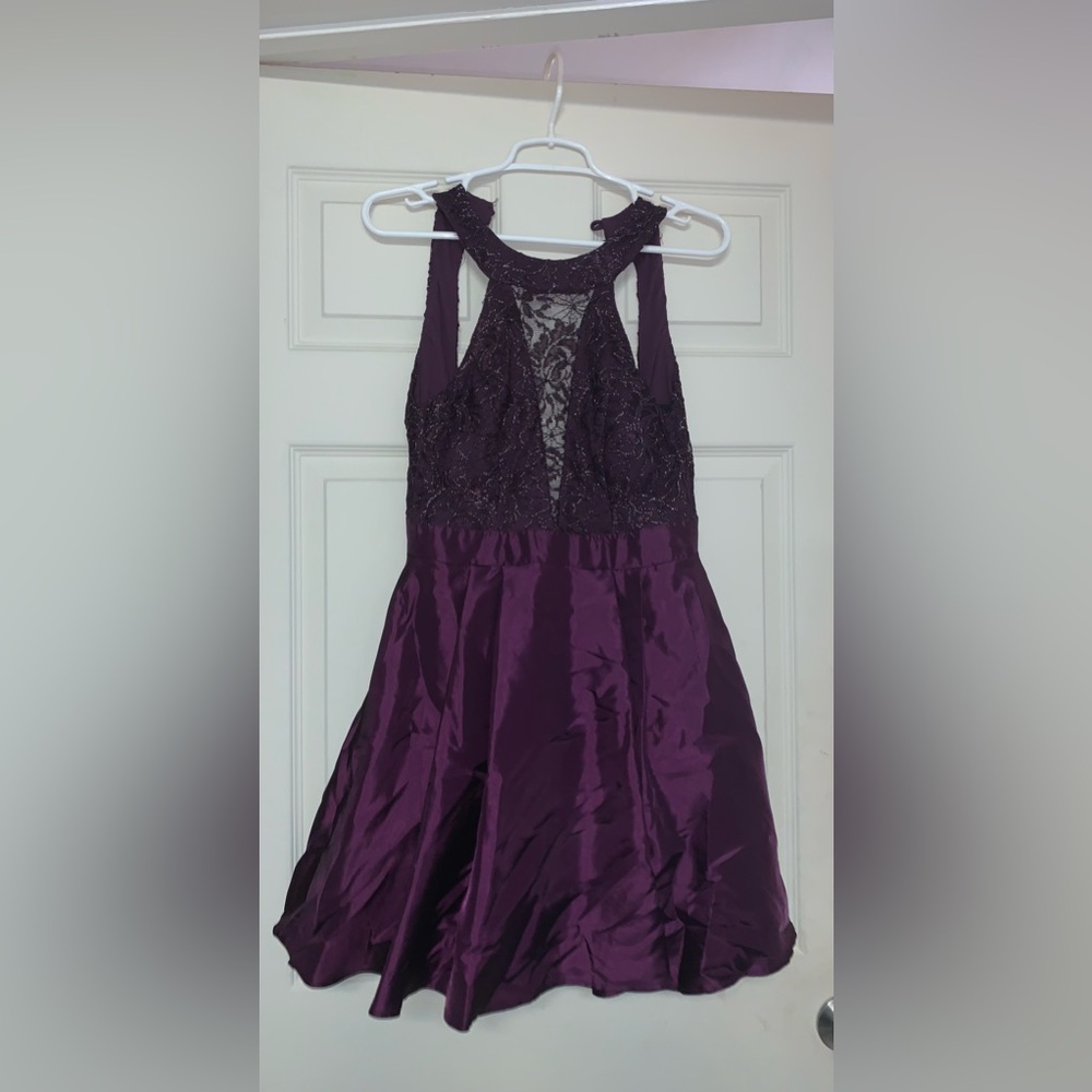 Short deep Purple Dress